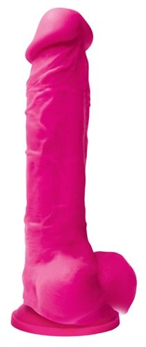 Colours Pleasures (Pink) – Realistic 8 Inch Silicone Dildo Dildos & Dongs