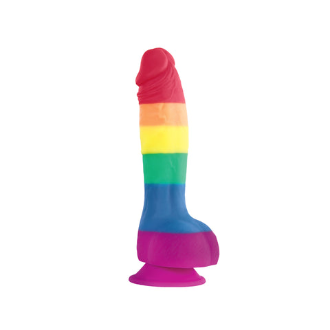 Colours Pride Edition 6 Inch Realistic Silicone Dildo With Balls Dongs Neutral