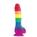 Colours Pride Edition 6 Inch Realistic Silicone Dildo With Balls – Vibrant Silicone Dildo > Dildos > Neutral Dildos