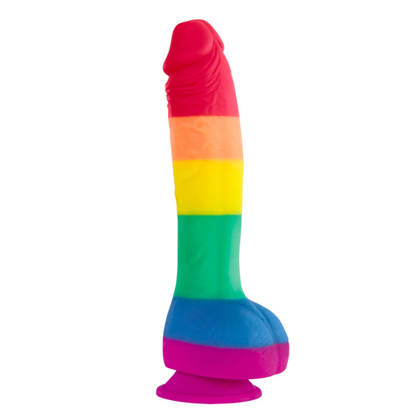 Colours Pride Edition 8 Inch Realistic Silicone Dildo With Balls Dongs Neutral