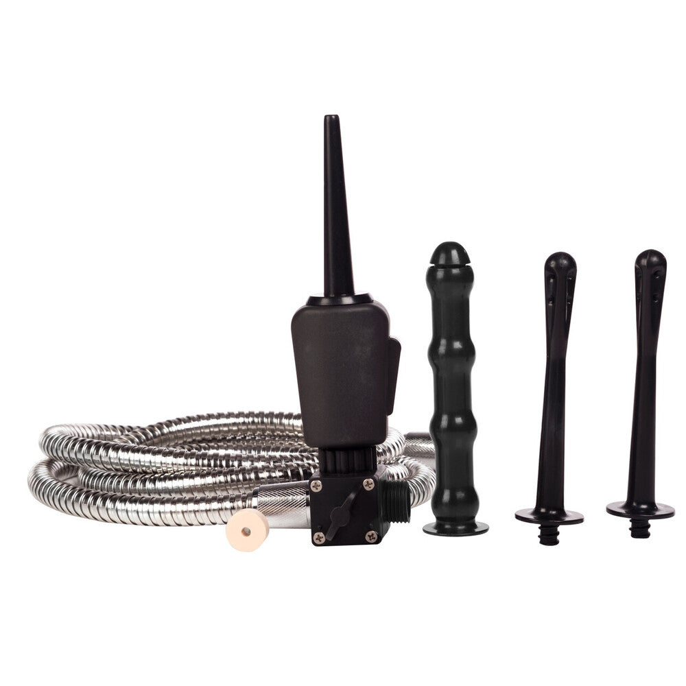 Colt Advanced Shower Shot Enema Kit Black Douches