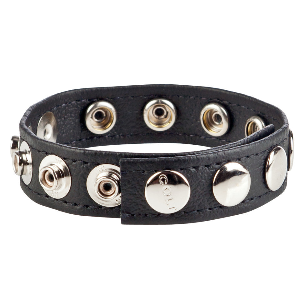Colt 8 Snap Fastener Leather Strap – Luxury Leather Bondage Strap > Clothes > Mens Leather