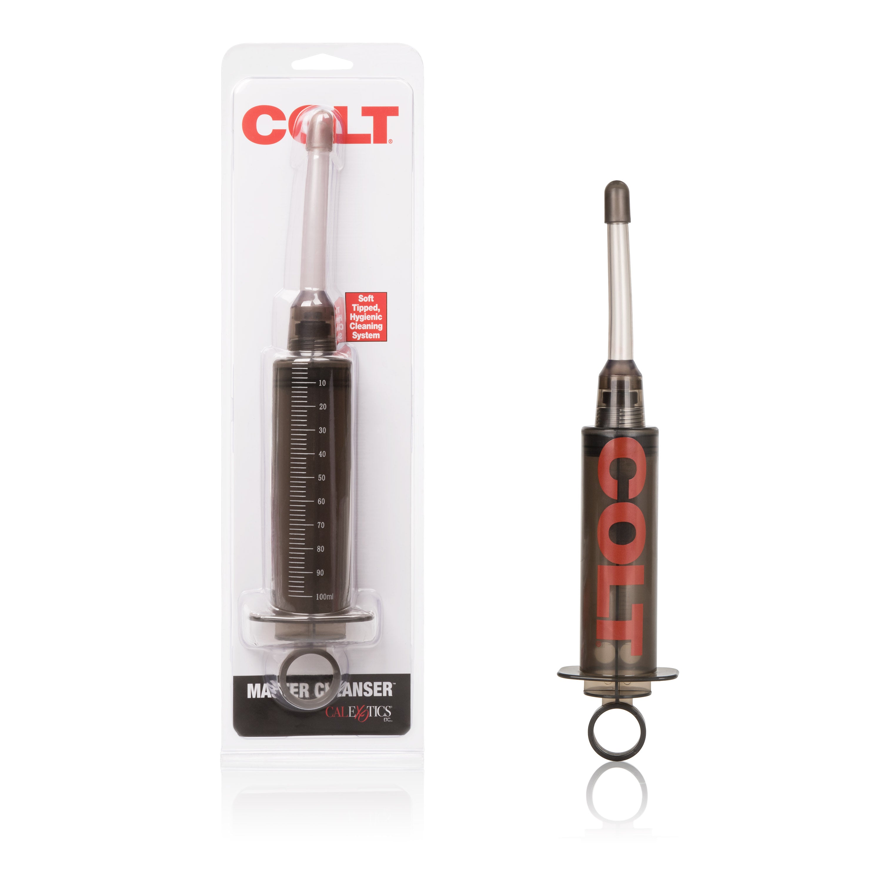 Colt Master Cleanser Syringe Style Anal Douche with Soft Flexible Tip and Body Safe Materials Douches