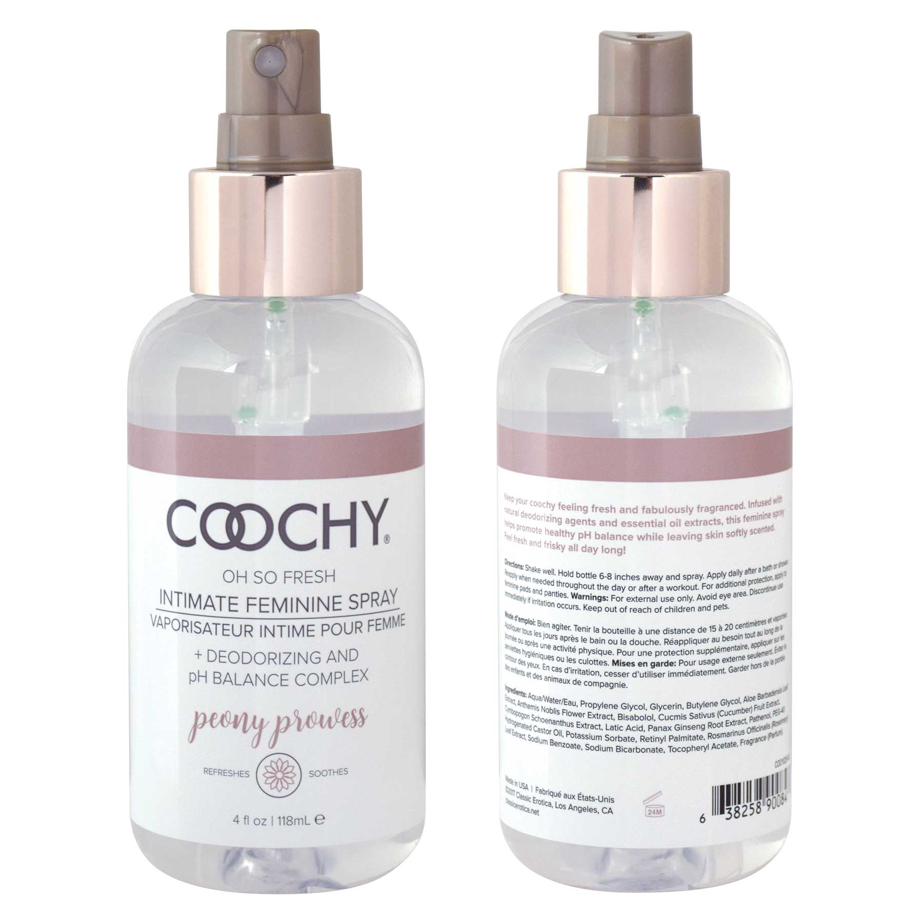 Coochy Feminine Intimate Spray for Freshness and pH Balance Enhancers Female