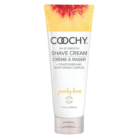 Coochy Peachy Keen Shave Cream for Bikini and Body Care 3.4 Oz Bath & Body
