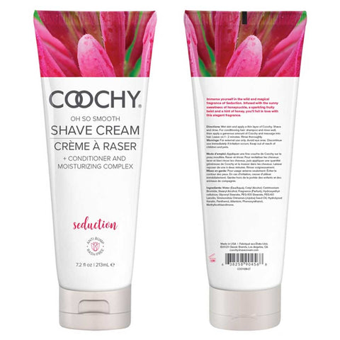 Coochy Seduction Shave Cream 7.2 Oz for Adult Intimacy Care Bath & Body