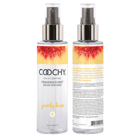 Coochy Tempting Peachy Keen Fragrance Mist Body Spray 4 oz Bath & Body