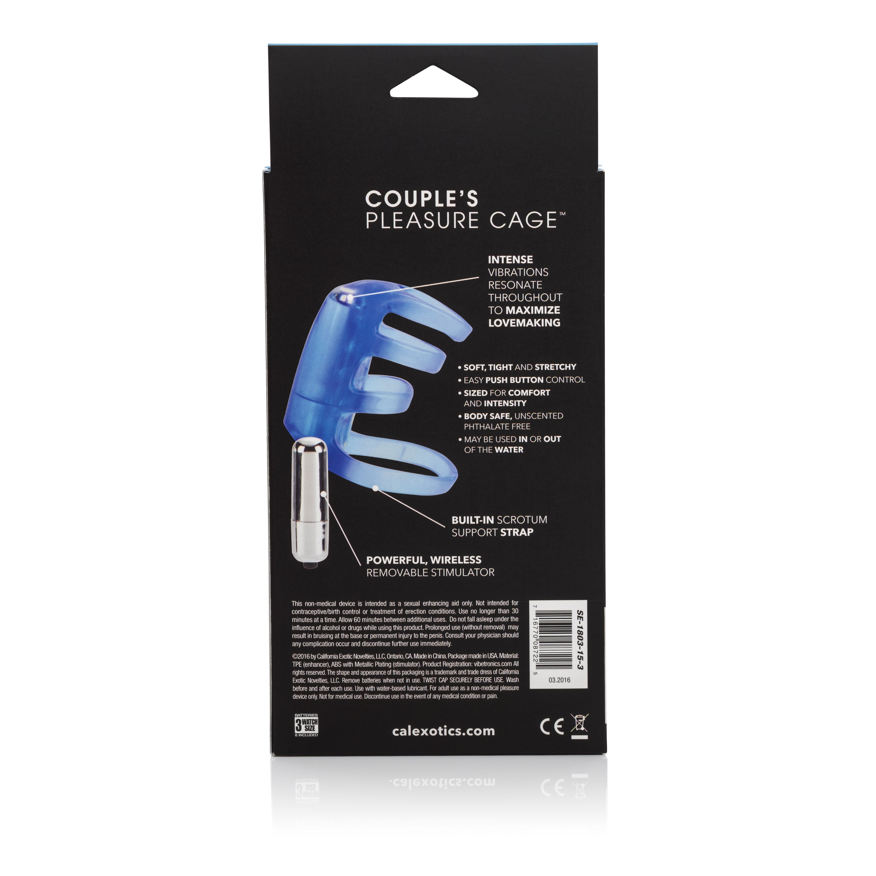 Couple's Pleasure Cage Soft Stretchy Enhancer for Intimacy Cages