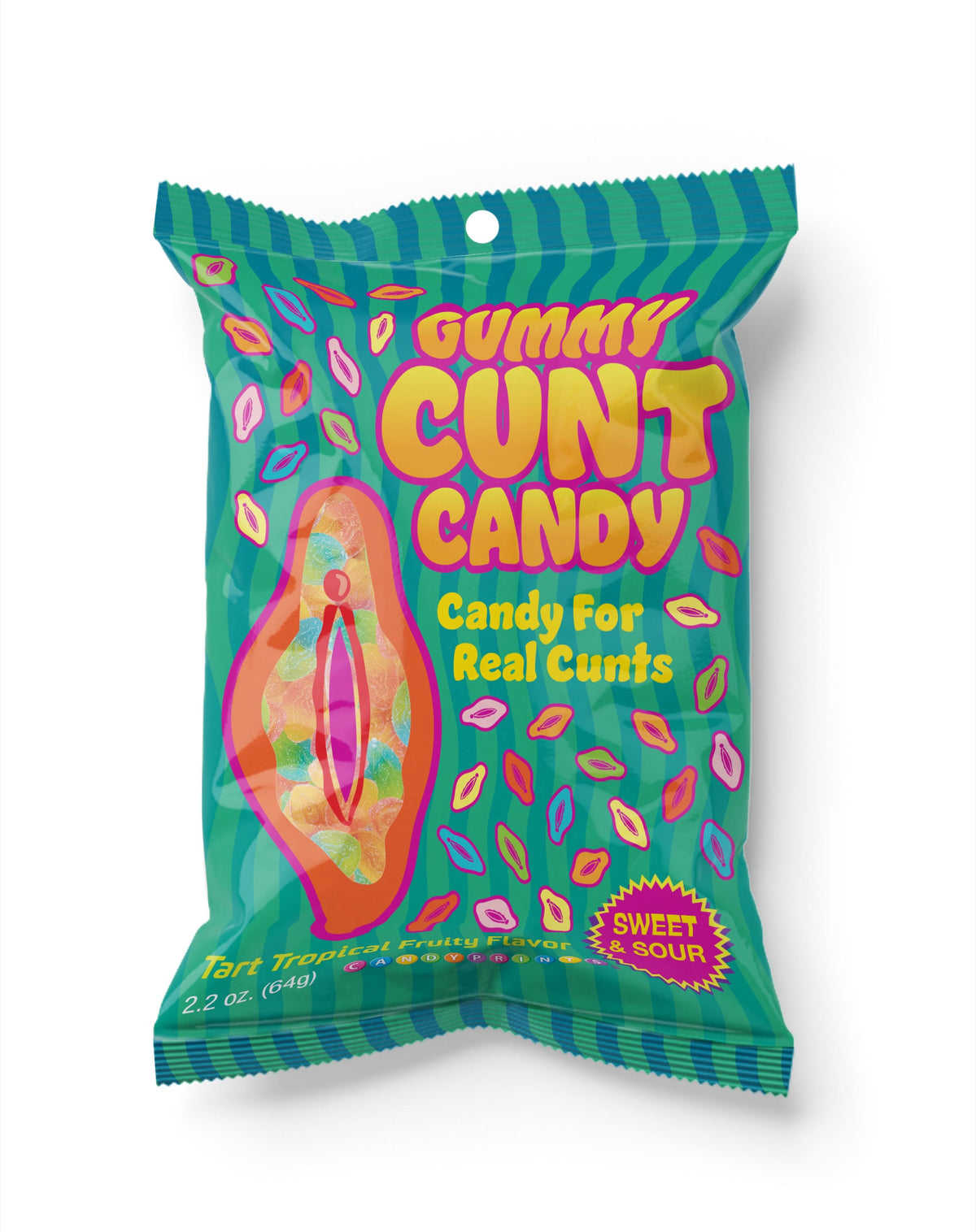 Bag Of Cunts Sweet And Sour Sugarcoated Candy Gummies > Novelties > Candy & Edible Items