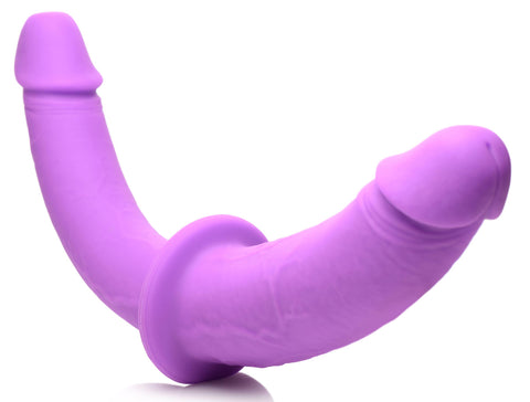 Double Charmer Silicone Double Dildo with Adjustable Harness Harnesses & Strap-Ons