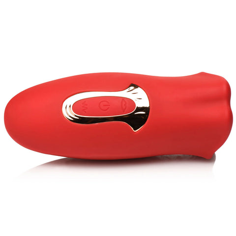 Lickgasm Kiss and Tell Mini Clitoral Vibrator Red Edition