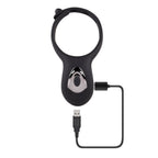 Adjustable Black Vibrating Cock Ring with Dual Motors and Remote > Cock Ring > Vibrating