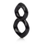 Crazy 8 Black Stretchy Dual Support Ring > Cock Ring > Sets