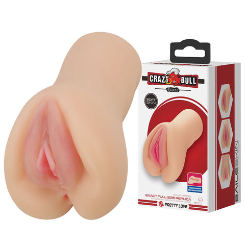 Crazy Bull Eliana Vagina Stroker Flesh Color Standard Size Strokers - Manual