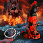 Creature Cocks Fire Demon Keychain Fantasy Accessory > Novelties > Gag Gifts