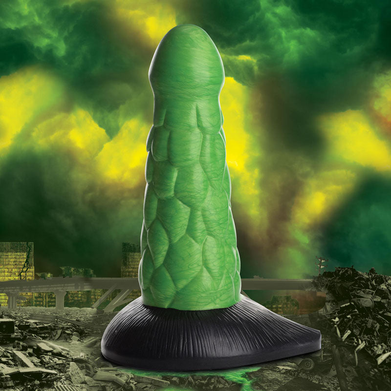 Creature Cocks Radioactive Reptile Thick Scaly Silicone Dildo Fantasy Dongs