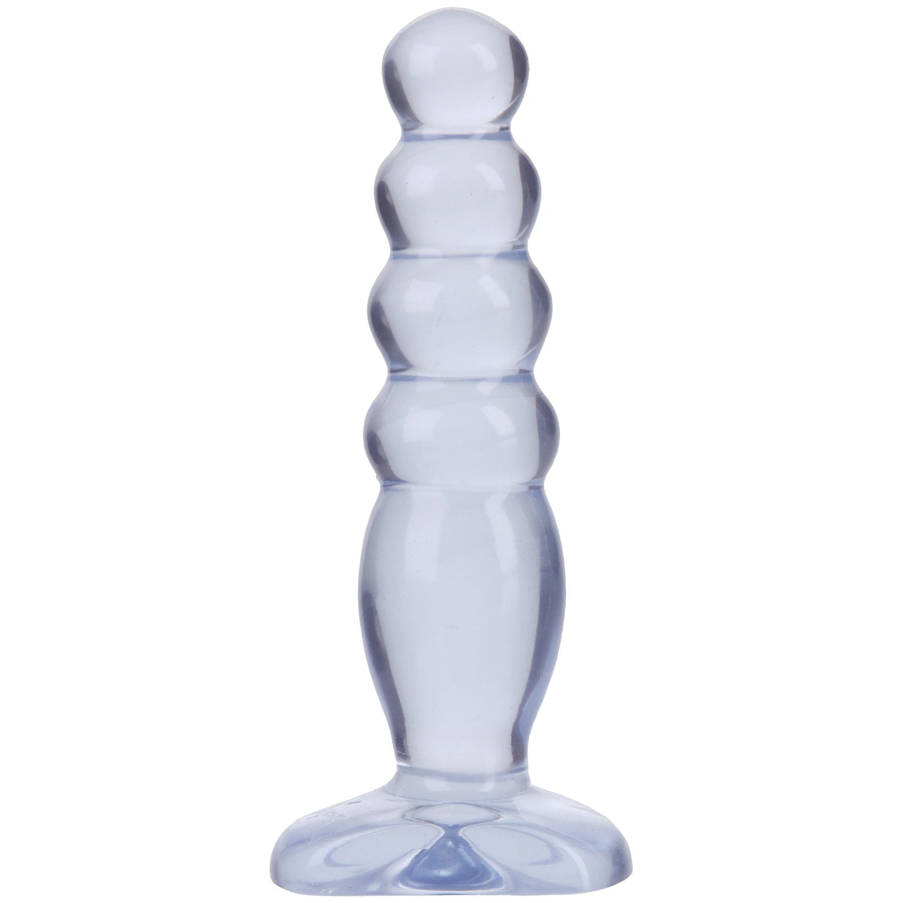 Crystal Jellies Clear Anal Plug Soft Flexible Graduated Toy Butt Plugs