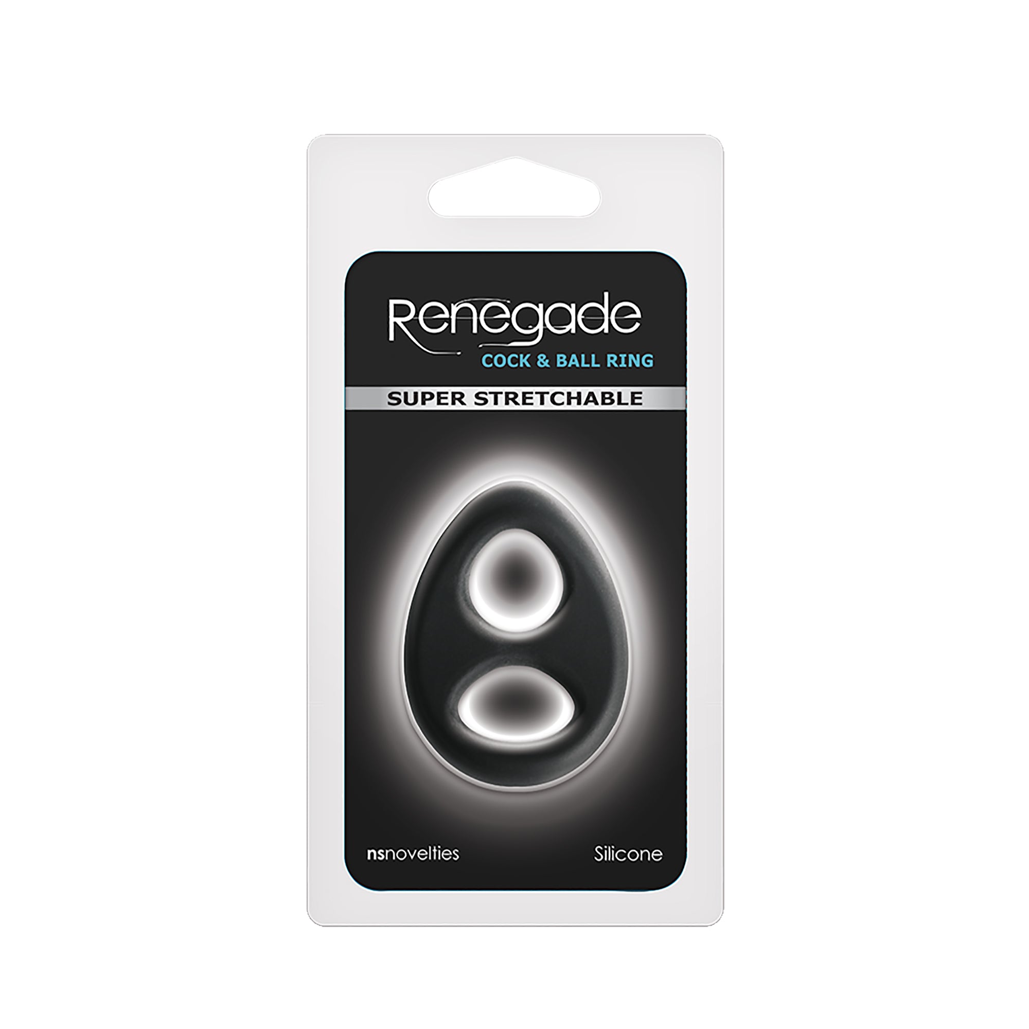 Renegade Romeo Soft Stretchy Black Cock Ring Black > Cock Ring > Single