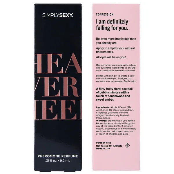 Simply Sexy Head Over Heels – Pheromone Perfume 9.2ml Default Title > Essentials > Aphrodisiacs