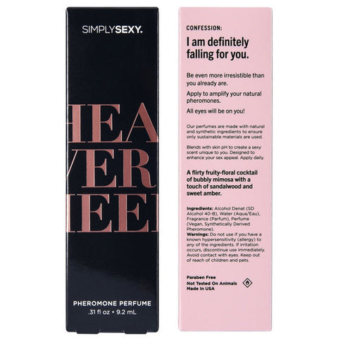 Simply Sexy Head Over Heels Pheromone Perfume Oil Roll On Perfume Spray