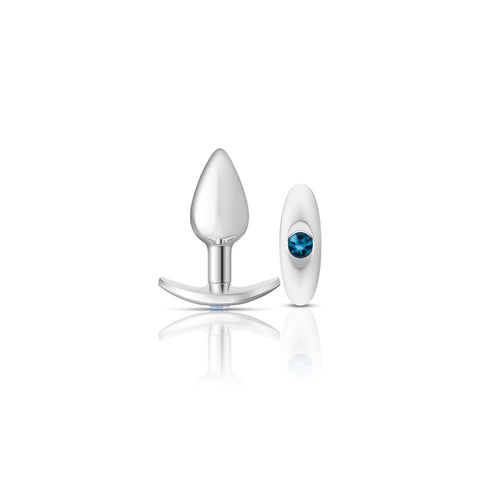 Cheeky Charms Silver Anchor Butt Plug with Clear and Teal Jewel Kit > Anal Range > Butt Plug Kits