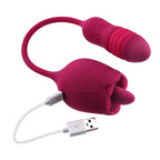 Wild Rose Flexible Dual-Ended Vibrator with 10 Speeds > Sex Toys For Ladies > Rose Stimulators