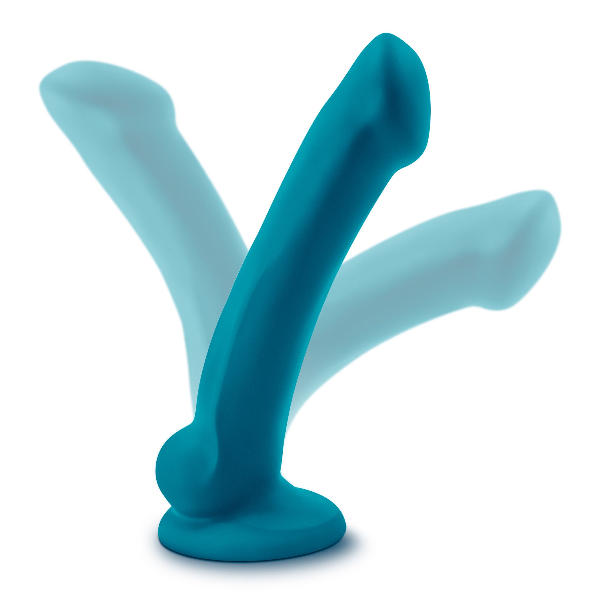 Reina Teal Adult Silicone G-Spot and Prostate Massage Toy DONGS