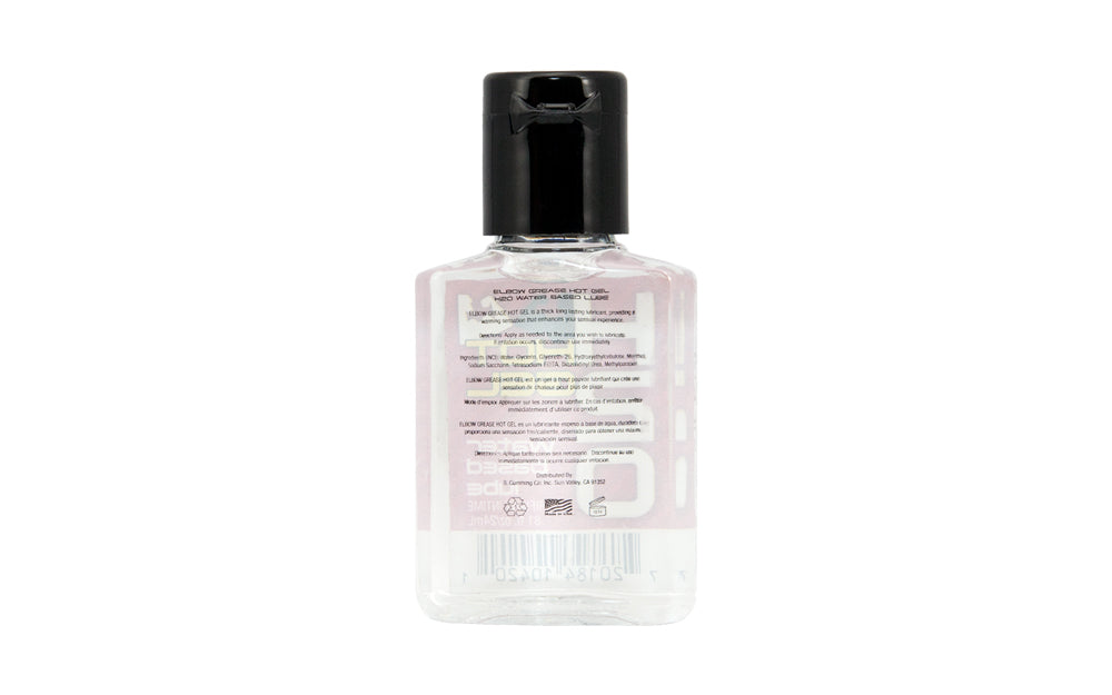 Elbow Grease H2O Hot Gel Water Based Lubricant 24ml > Lube > Anal