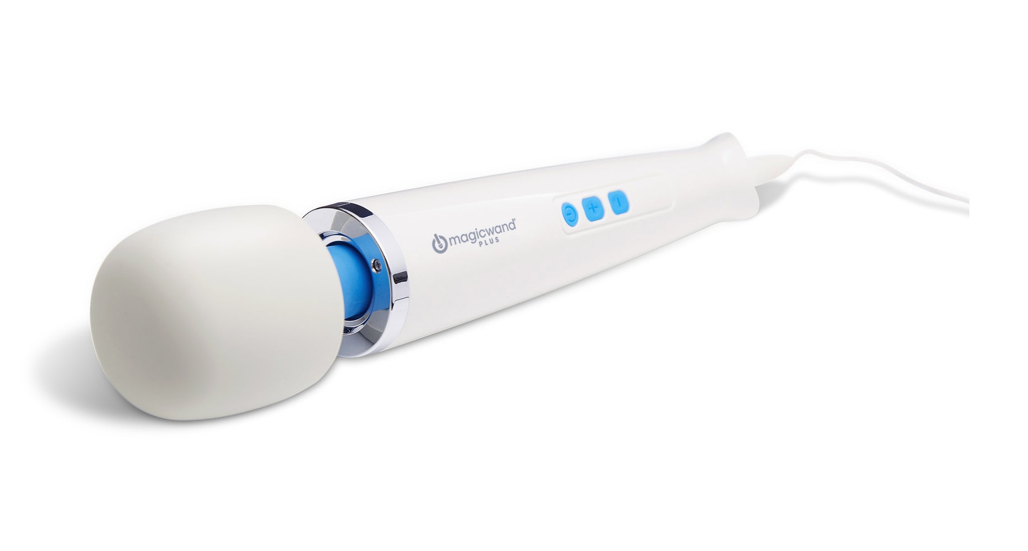 Magic Wand Plus White Electric Massager with Variable Speeds White > Sex Toys > Massage Wands