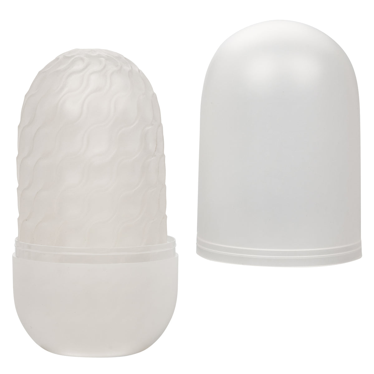 Boundless Reversible Nubby Stroker 4.5 Inch Dual-Texture Clear Compact Male Masturbator Default Title > Sex Toys For Men > Masturbators > Manual