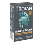 Trojan Sensitivity Bareskin Lubricated Condoms – Thin Latex Condoms 10 Pack Default Title > Essentials > Condoms
