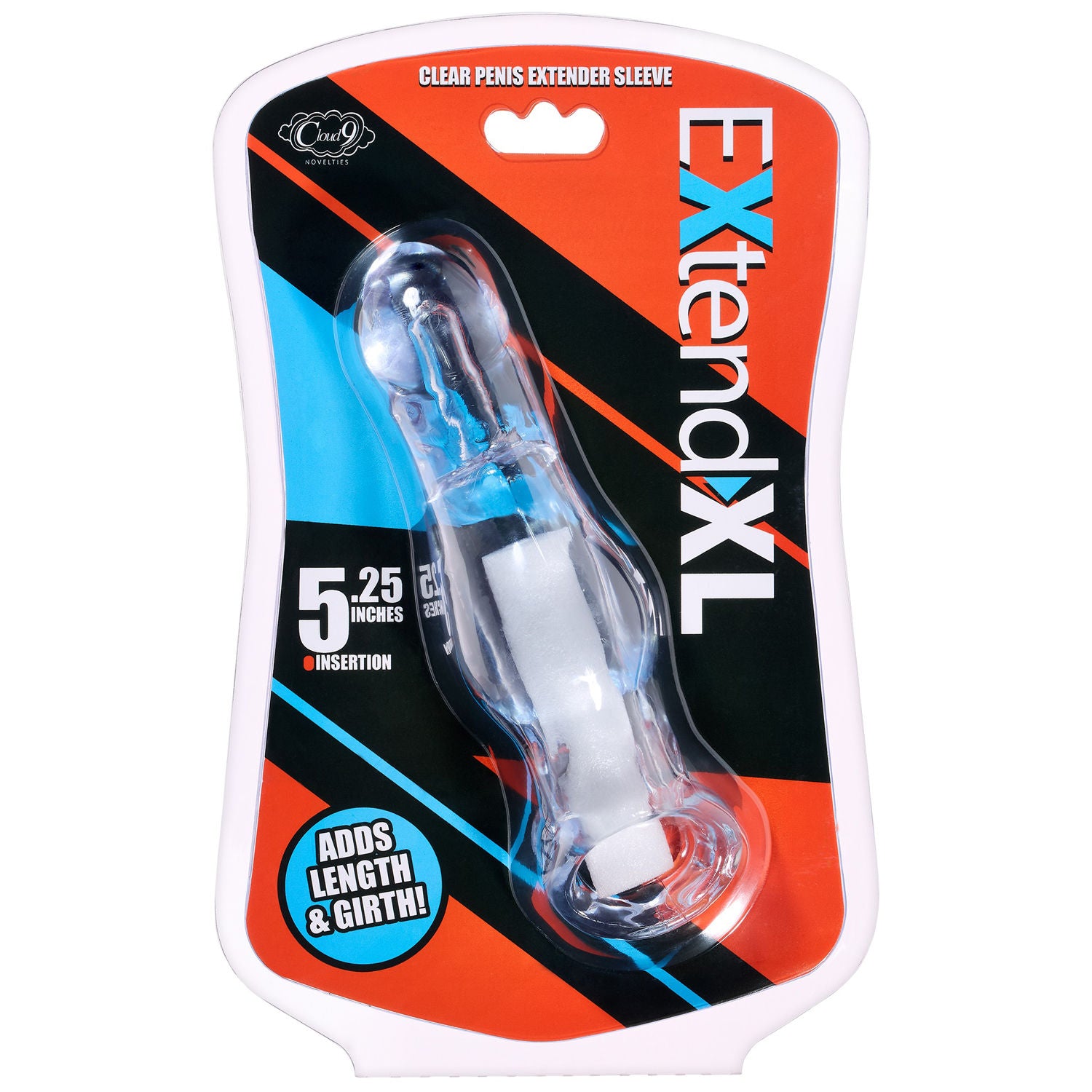 Extend XL Clear Penis Sleeve 7.25 Inch for Enhanced Girth and Length SLEEVES