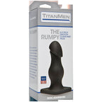 TitanMen The Rumpy 6.5 Inch Black Smooth Cushioned Anal Plug with Phallic Tip > Anal Range > Anal Probes