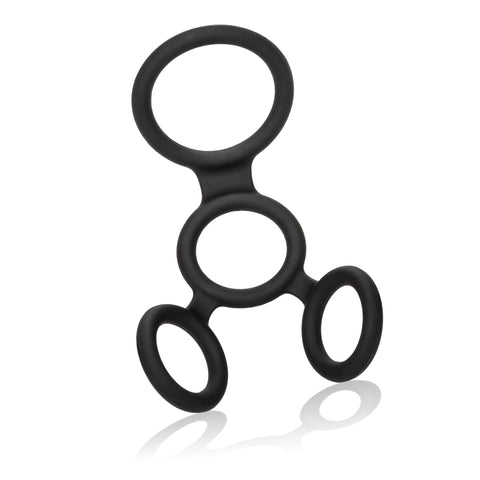 CalExotics Silicone Full Erection Spreader Ring for Comfort COCK RING Set