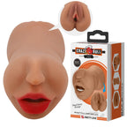 Zoey Mouth Masturbator Sleeve - Realistic Thick Ribbed > Sex Toys For Men > Masturbators > Manual