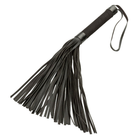 Nocturnal Collection Black Flogger for Sensory Bondage Play Whips & Paddles
