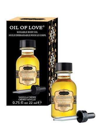 Kama Sutra Oil of Love Vanilla Creme Kissable Massage Oil 22ml Massage Oil