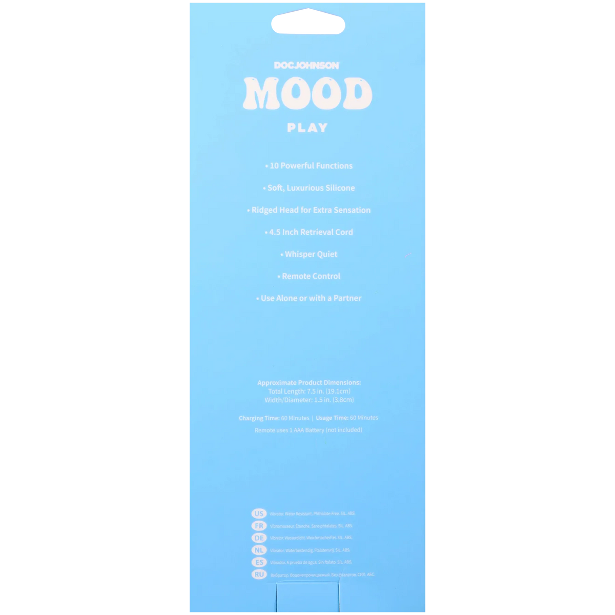 Mood Play - Remote Controlled Rechargeable 1.5 In Vibrating Egg > Sex Toys For Ladies > Vibrating Eggs