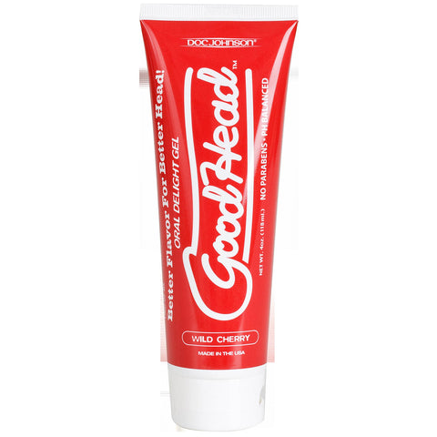 Doc Johnson Wild Cherry Oral Delight Gel 4 Oz Flavored Gel > Lube > Oral Gels & Sprays