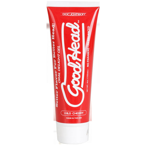 Doc Johnson Wild Cherry Oral Delight Gel 4 Oz Flavored Gel Oral Gels & Sprays