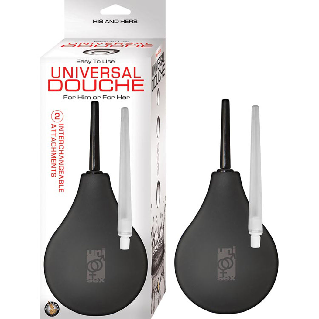 Universal Black Douche System With Two Interchangeable Heads Black > Essentials > Douches