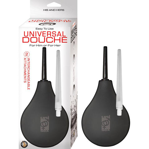 Universal Black Douche System With Two Interchangeable Heads Black Douches