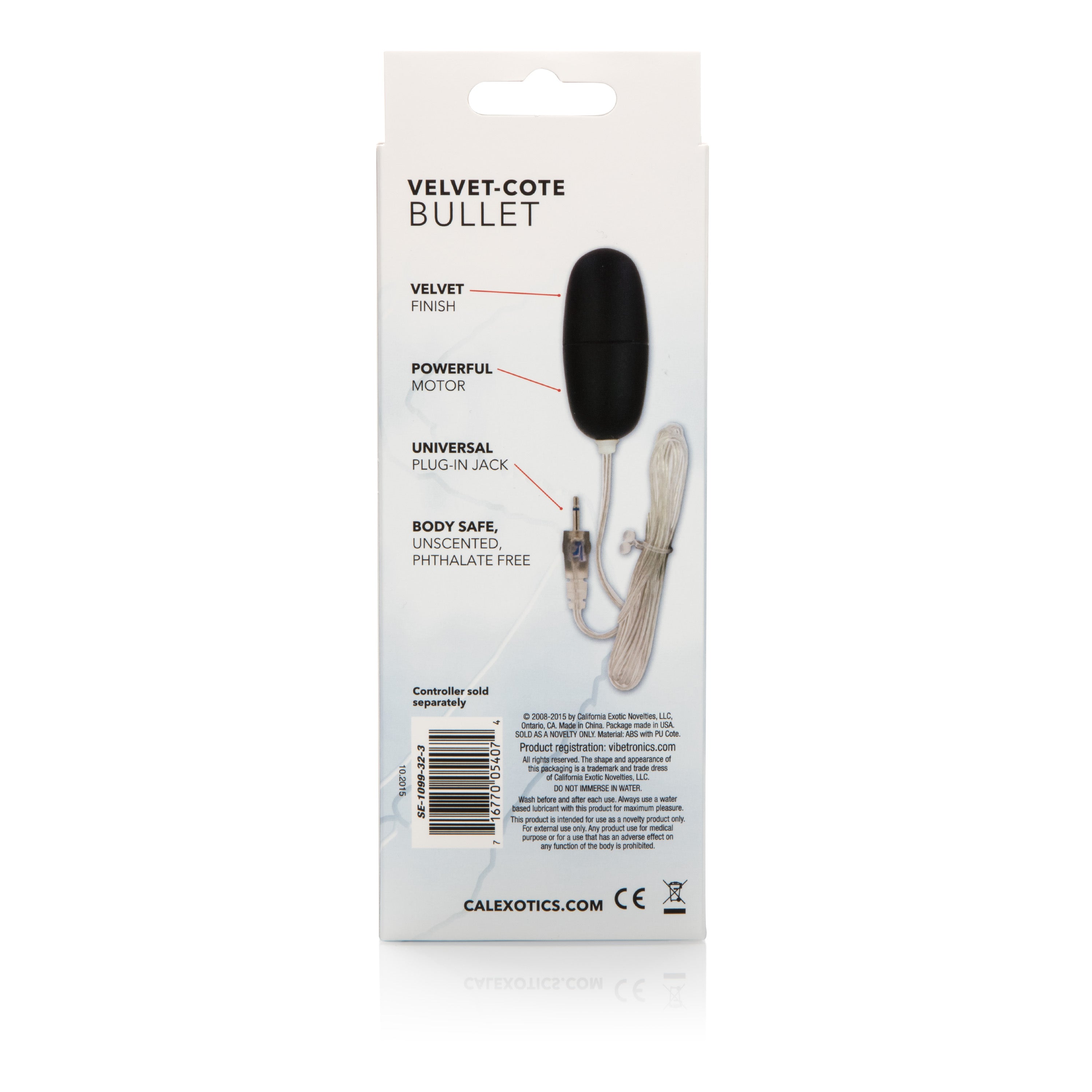 Sterling Collection Velvet-Cote Bullet Vibrator for Women BULLETS & EGGS
