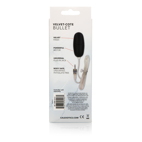 Sterling Collection Velvet-Cote Bullet Vibrator for Women BULLETS & EGGS