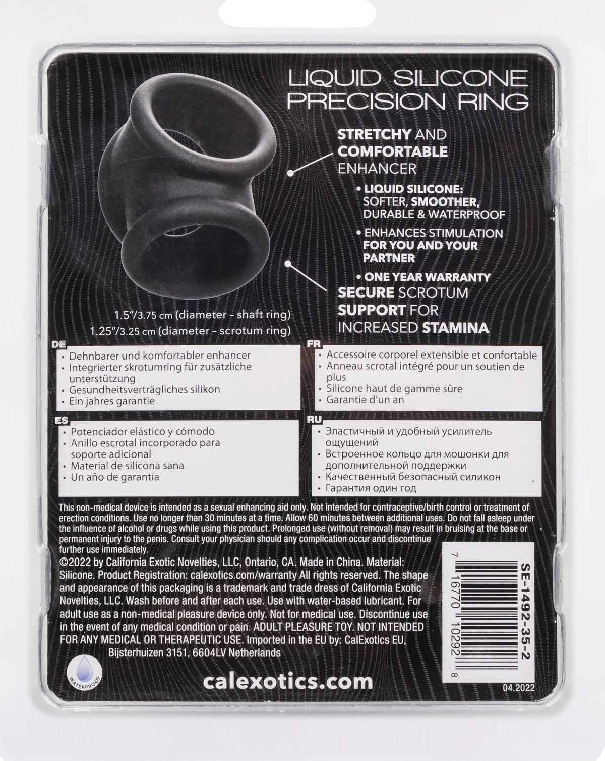 Alpha Liquid Silicone Precision Ring (Gray) – Ultra Stretchy Cock Ring > Cock Ring > Sling