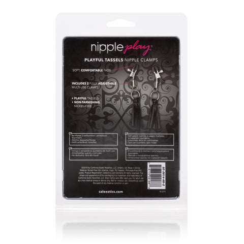 Playful Tassels Nipple Clamps for Sensual Adult Intimacy Play Nipple Clamps