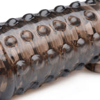 Penis Enhancer Sleeve 1.5 Inch Smoke – Extra Length and Girth Sleeve > Sex Toys For Men > Penis Sleeves