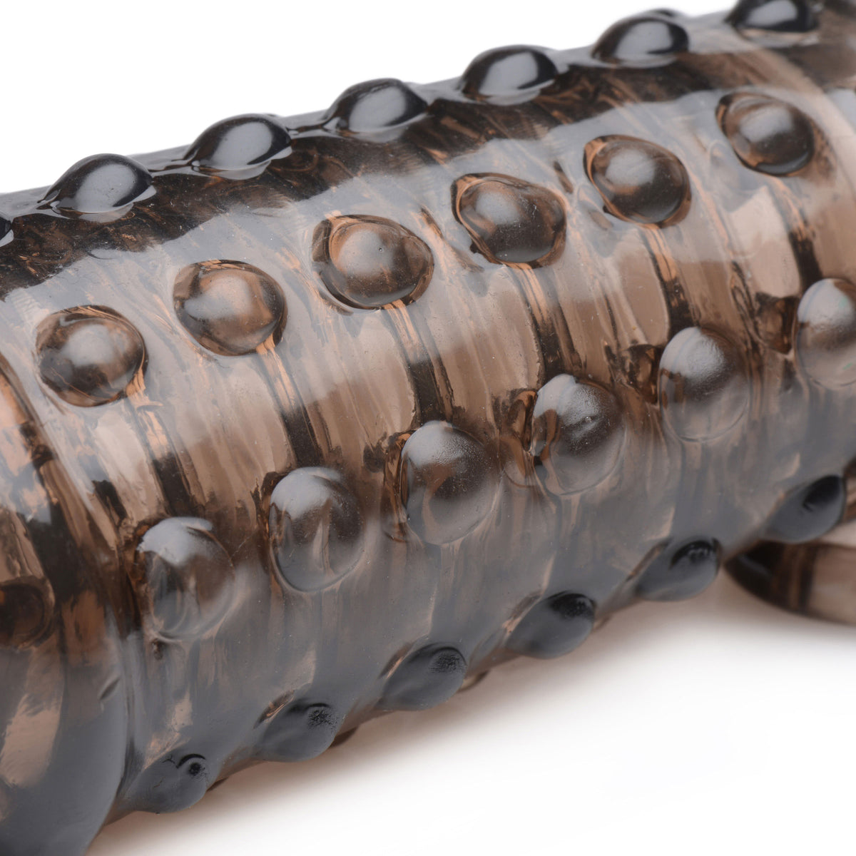 Penis Enhancer Sleeve 1.5 Inch Smoke – Extra Length and Girth Sleeve > Sex Toys For Men > Penis Sleeves