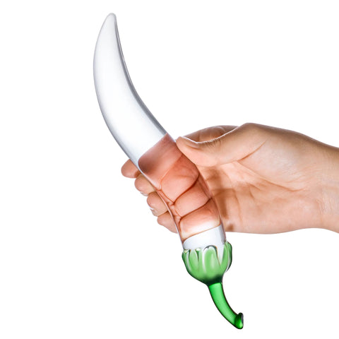 Glas Naturals Chili Pepper Glass Dildo Eco-Friendly Toy DONGS Glass