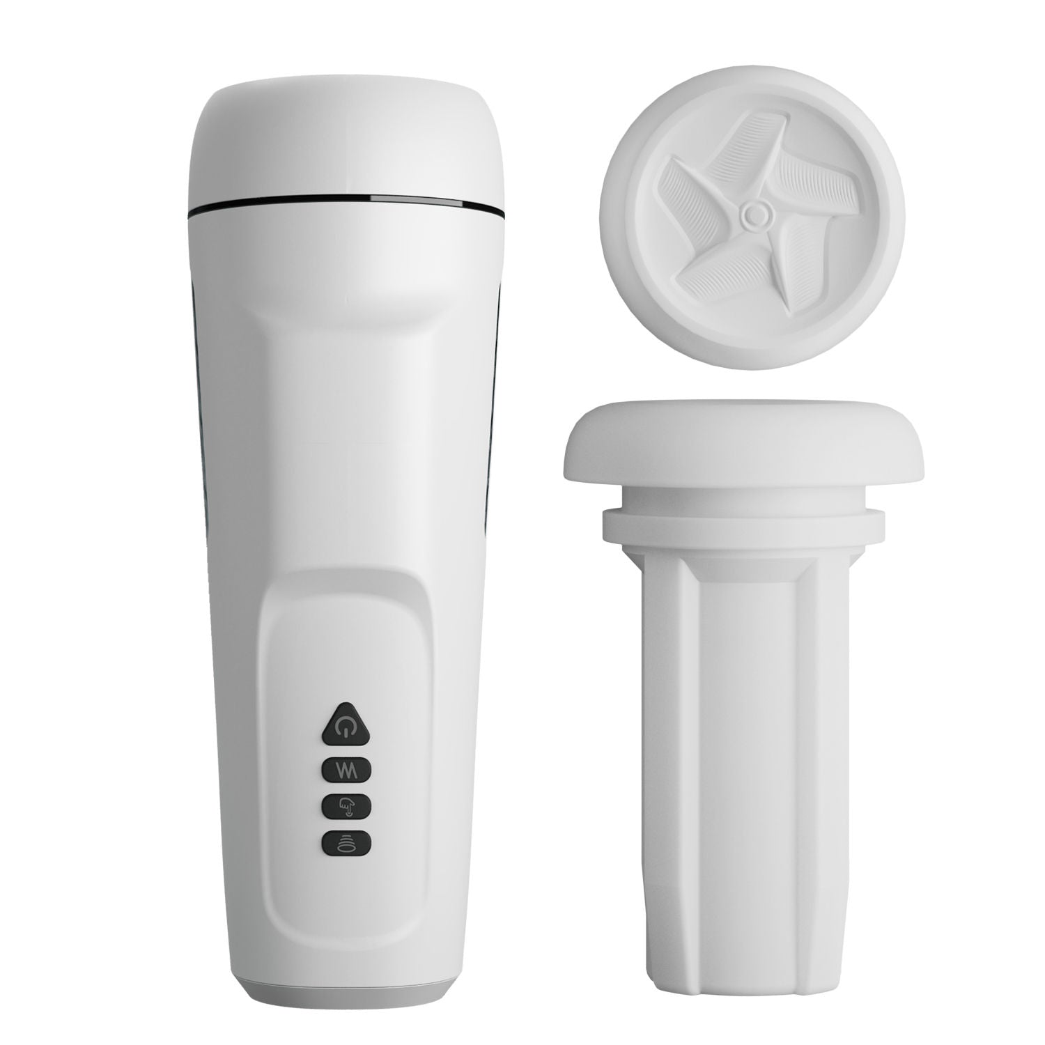 Pretty Love Sienna White Suction Stimulator for Intense Pleasure Strokers - Manual